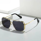 Gold Frame / Black Lenses
