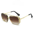 Gold Frame / Brown Lenses