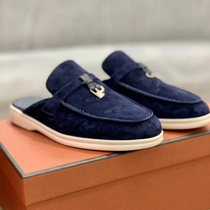 Renzo Italiana Suede Slides
