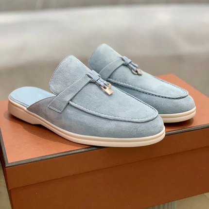 Renzo Italiana Suede Slides